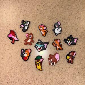 🔴Tom & Jerry Cartoon Character Shoe Charms Set